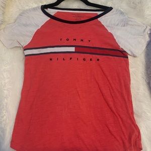 Red Tommy Hilfiger Shirt